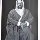 Anonymous silver photo arab man in traditional dress circa 1970