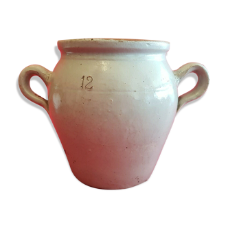 Vase ancienne cruche numérotée 12