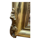 Miroir époque Louis Philippe à fronton or