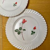 Luneville with Roses serving dishes set