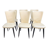 Set de 6 chaises 1960