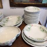 Table service k&g luneville 1930 service apple 110 pieces
