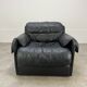 Fauteuil convertible cuir de Dreipunkt, années 70