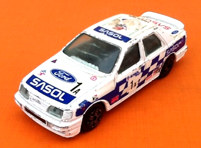 Miniature car Ford Sierra Sasol Burago Scale: 1/43rd Made in Italy