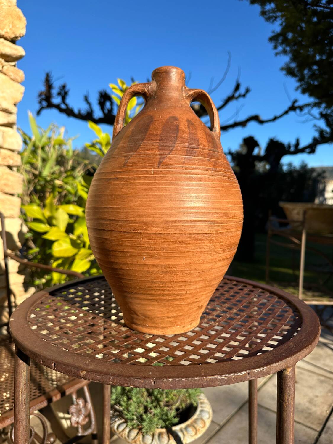 Terracotta jug