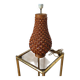 Large vintage woven lamp base in Riviera/Boho style from the 1970s.