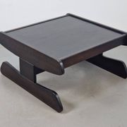 Postmodern Architectural Wooden Coffee Table, Germany, 1970s
