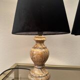 Mina France marble bedside lamp bases
