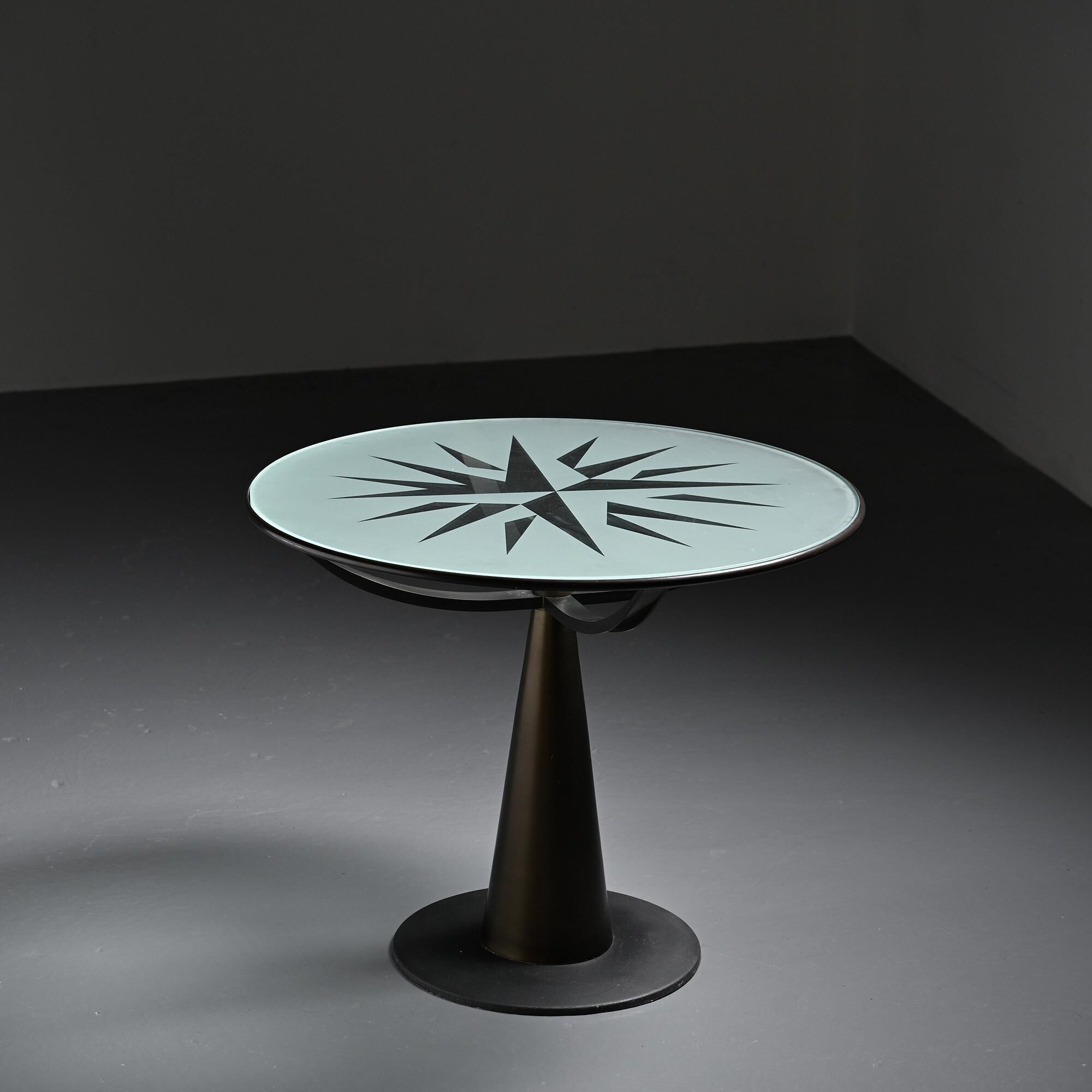 Astrolabe table by Oscar Tusquets for Aleph-Driade, Italy, 1980s