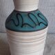 Vase vintage en céramique signé et numéroté
