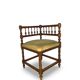 2 chaises et 1 chaise de coin italiennes, années 1950