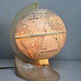 Luminous vintage globe