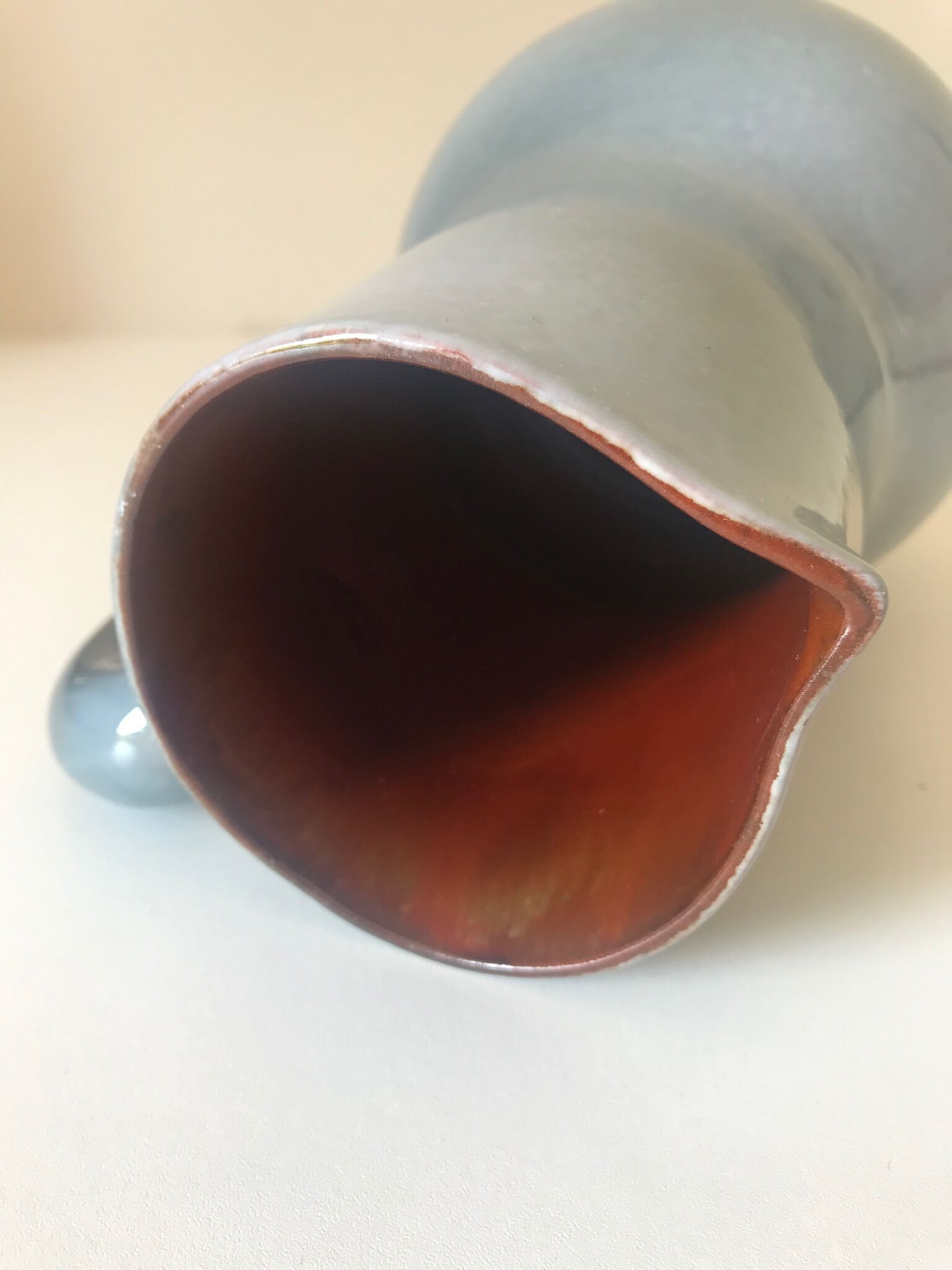 Ceramic Accolay vintage decanter from the 60's