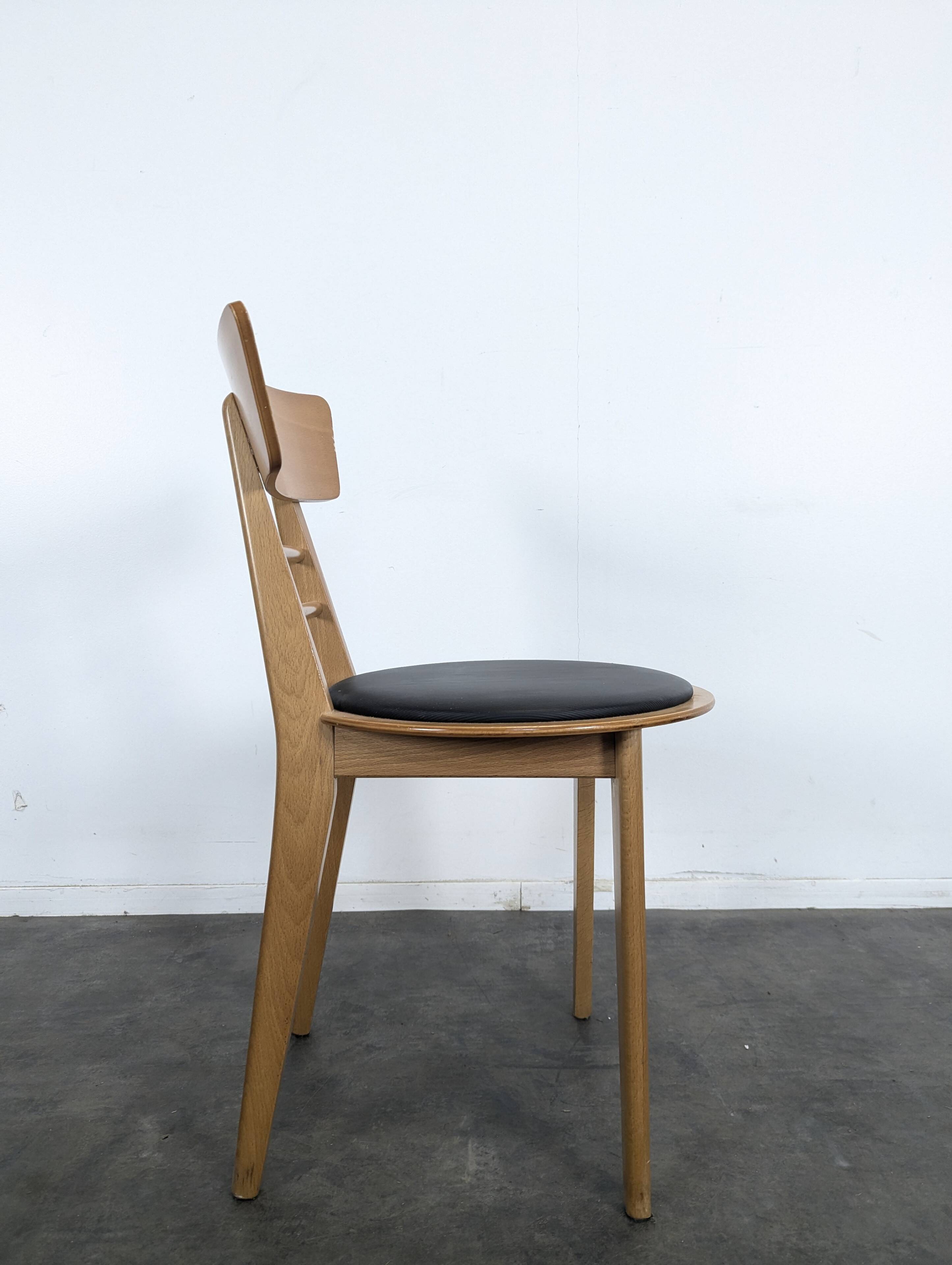 Set of 6 chairs published by Ton.