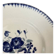 Mismatched blue dessert plates