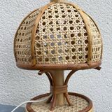 Vintage rattan lamp