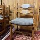6 Vintage Brutalist Dining Chairs, 1970