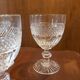 6 crystal glasses of Saint Louis model Trianon h 14 cm