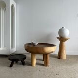 Coffee table, quadripod suar coffee table