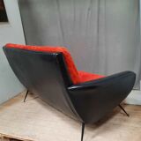 Vintage sofa compass feet