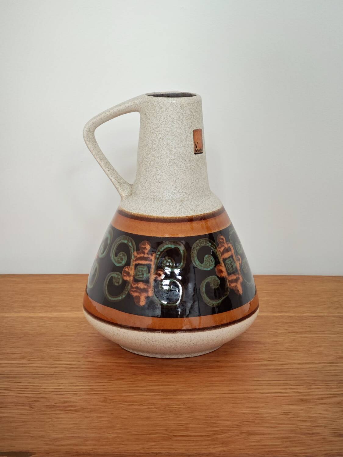 West Germany vase 310 - 22 Dumler and Breiden ochre green