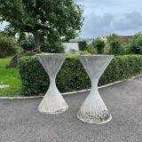 Pair of diabolo planters anton bee willy guhl large model