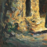 Painting, Anticoli' by Emil Krause (Danish, 1871 - 1945)
