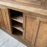 Oak showcase bookcase