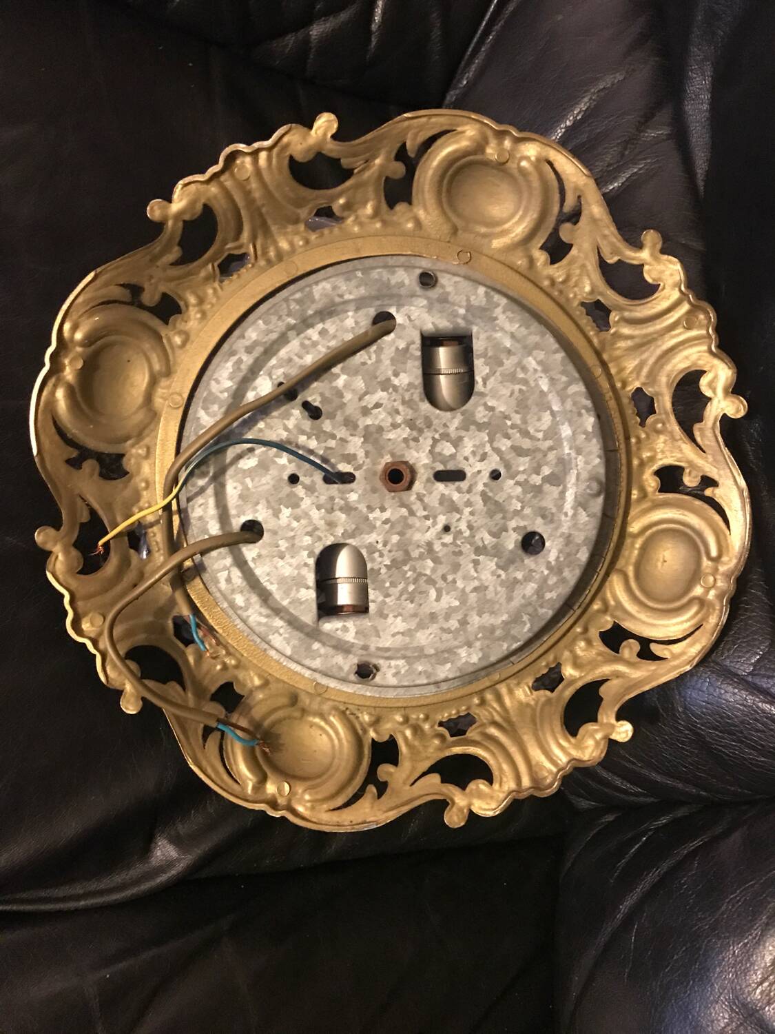 Molded glass ceiling light