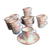 Service à moka en porcelaine