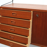 Wall unit with drawers by Nisse Strinning