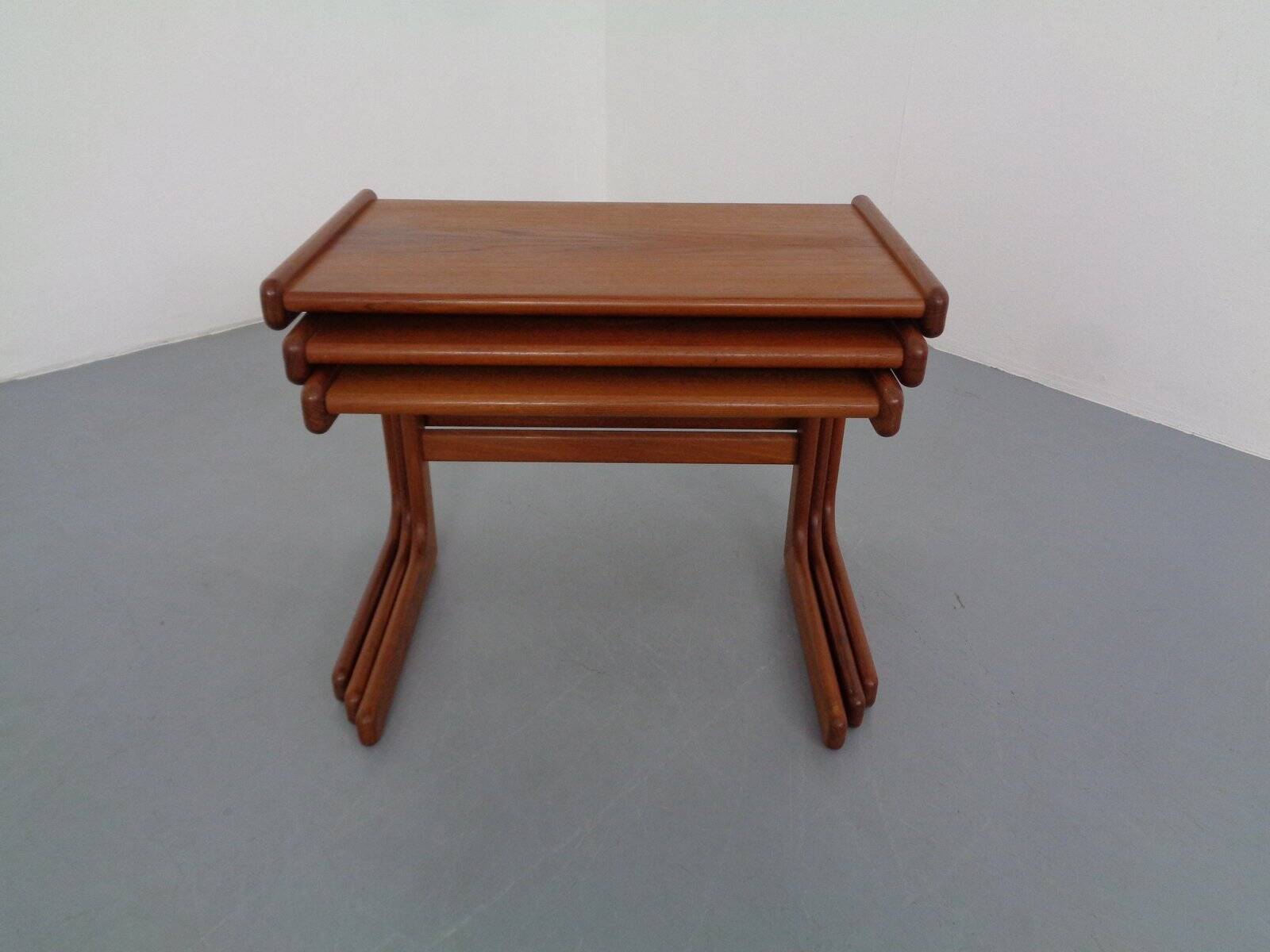 Danish Teak Nesting Tables from Salin Nyborg, 1960s, Set of 3