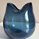 Blown glass ball vase
