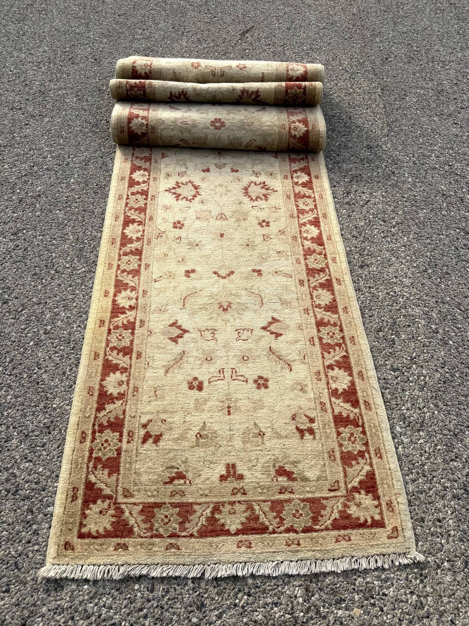 Orient Ziegler hallway rug: 4.50 x 0.83 metres - Handmade wool