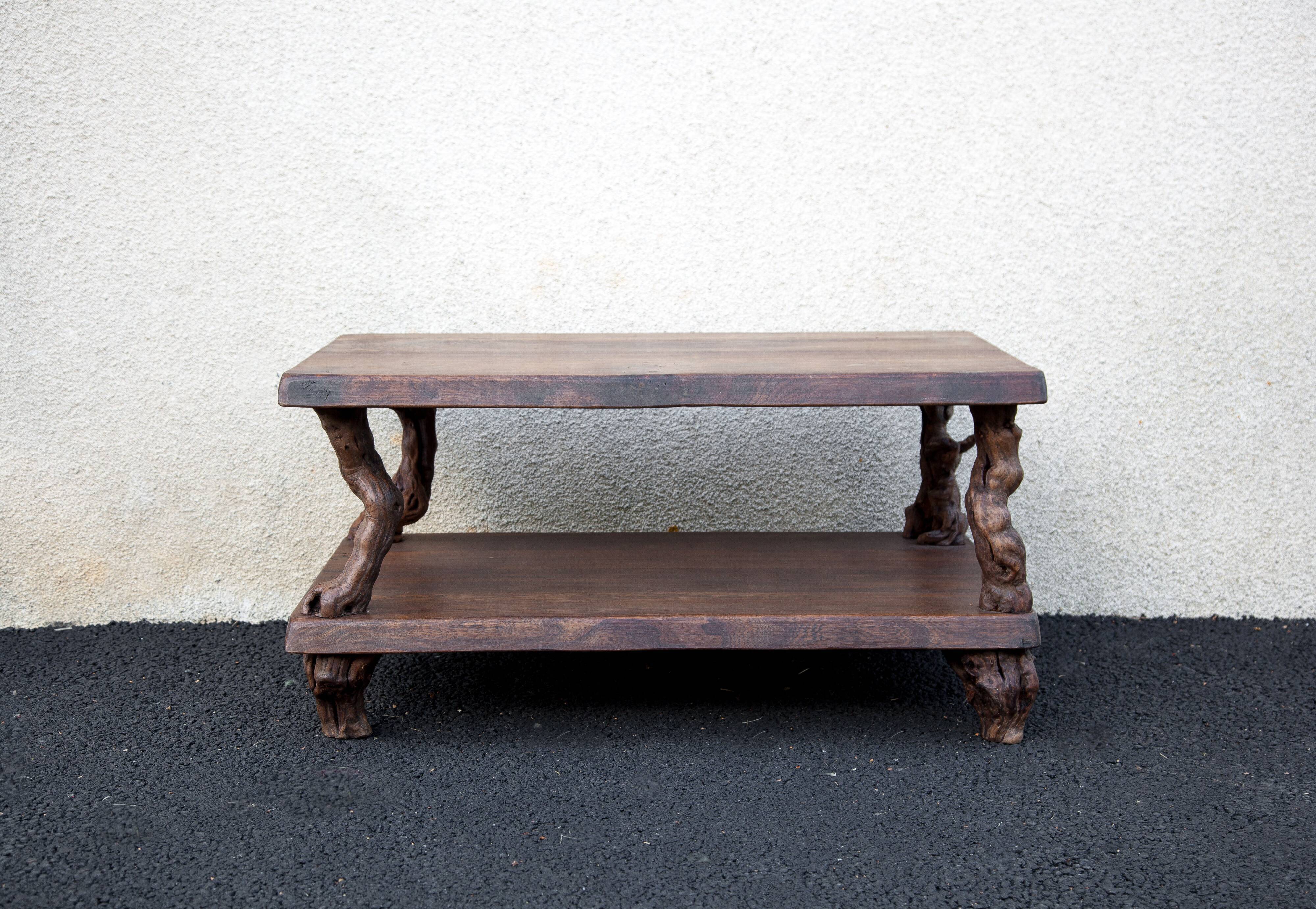 Vintage vine and wood table