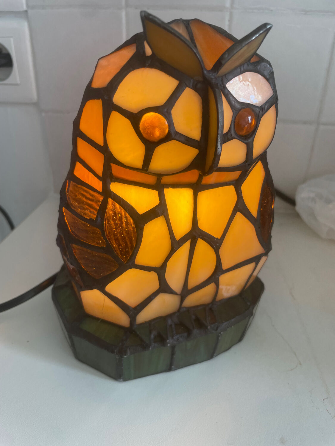 Tiffany owl lamp