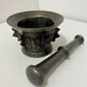 Mortier et pilon ailettes bronze XVIIe