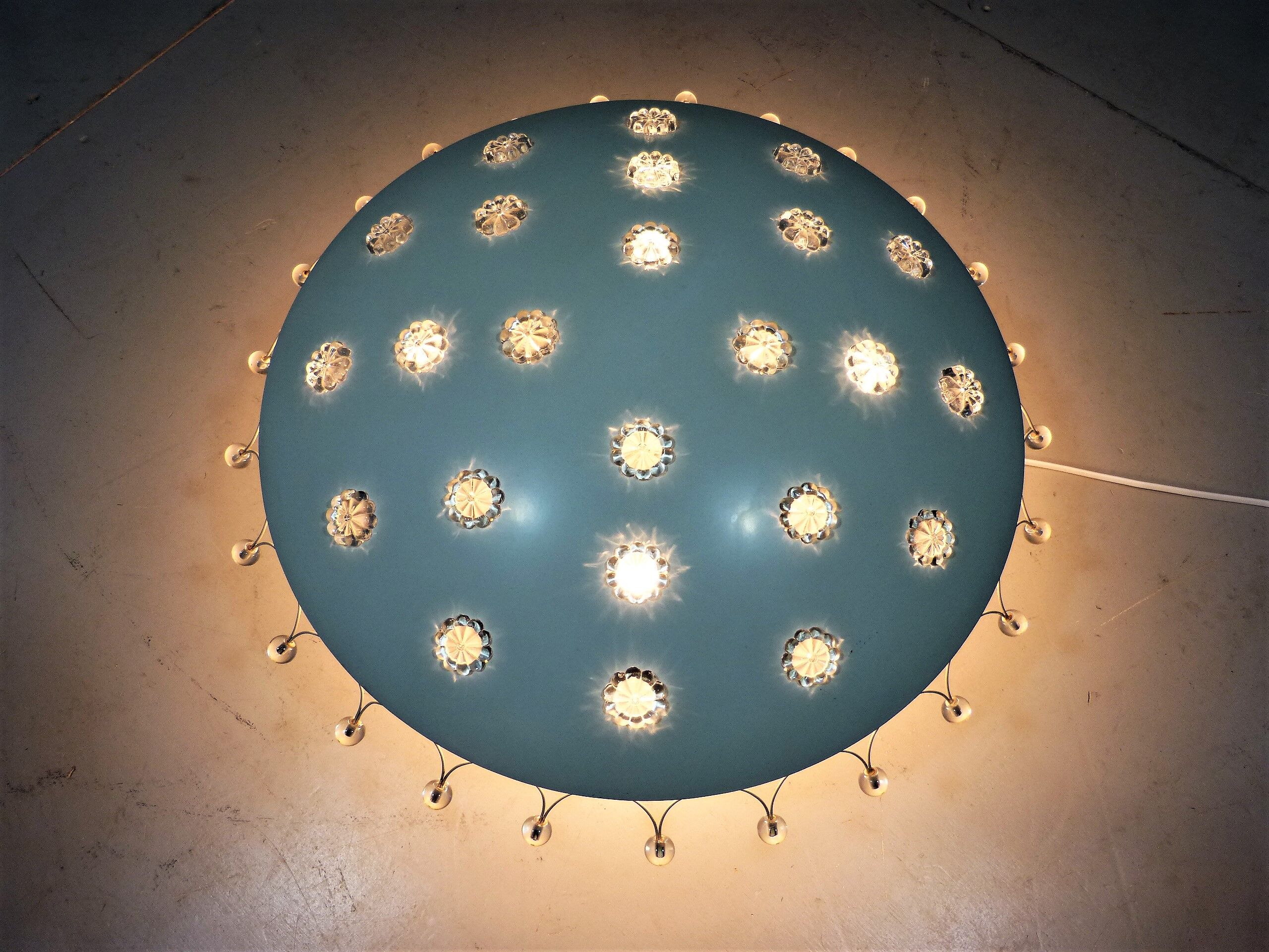 Large ceiling lamp by Emil Stejnar for Rupert Nikoll, Austria 1950's