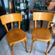 Suite de 5 chaises bistrot Baumann vintage