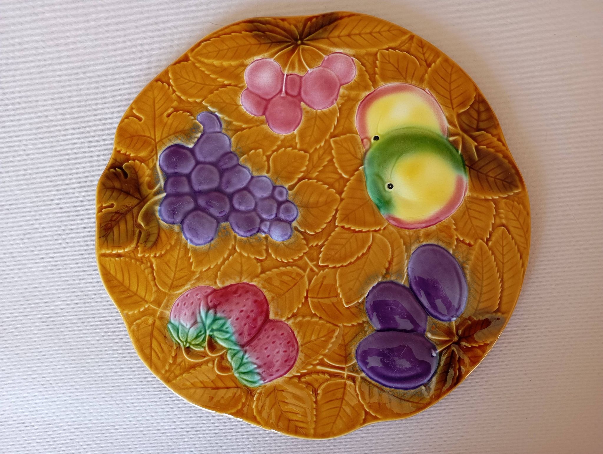 Cake service in slipware Salins les Bains