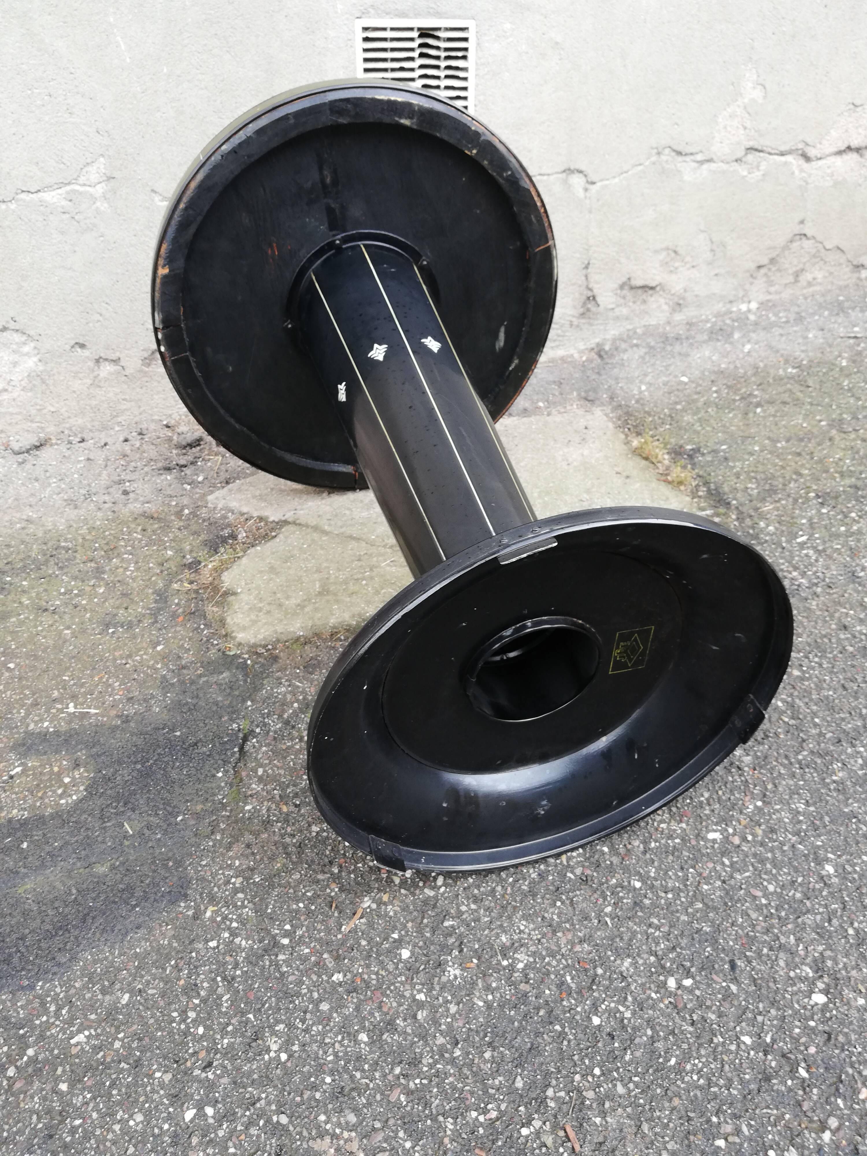 Metal pedestal table joseph hoffman