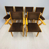 Set of six chairs