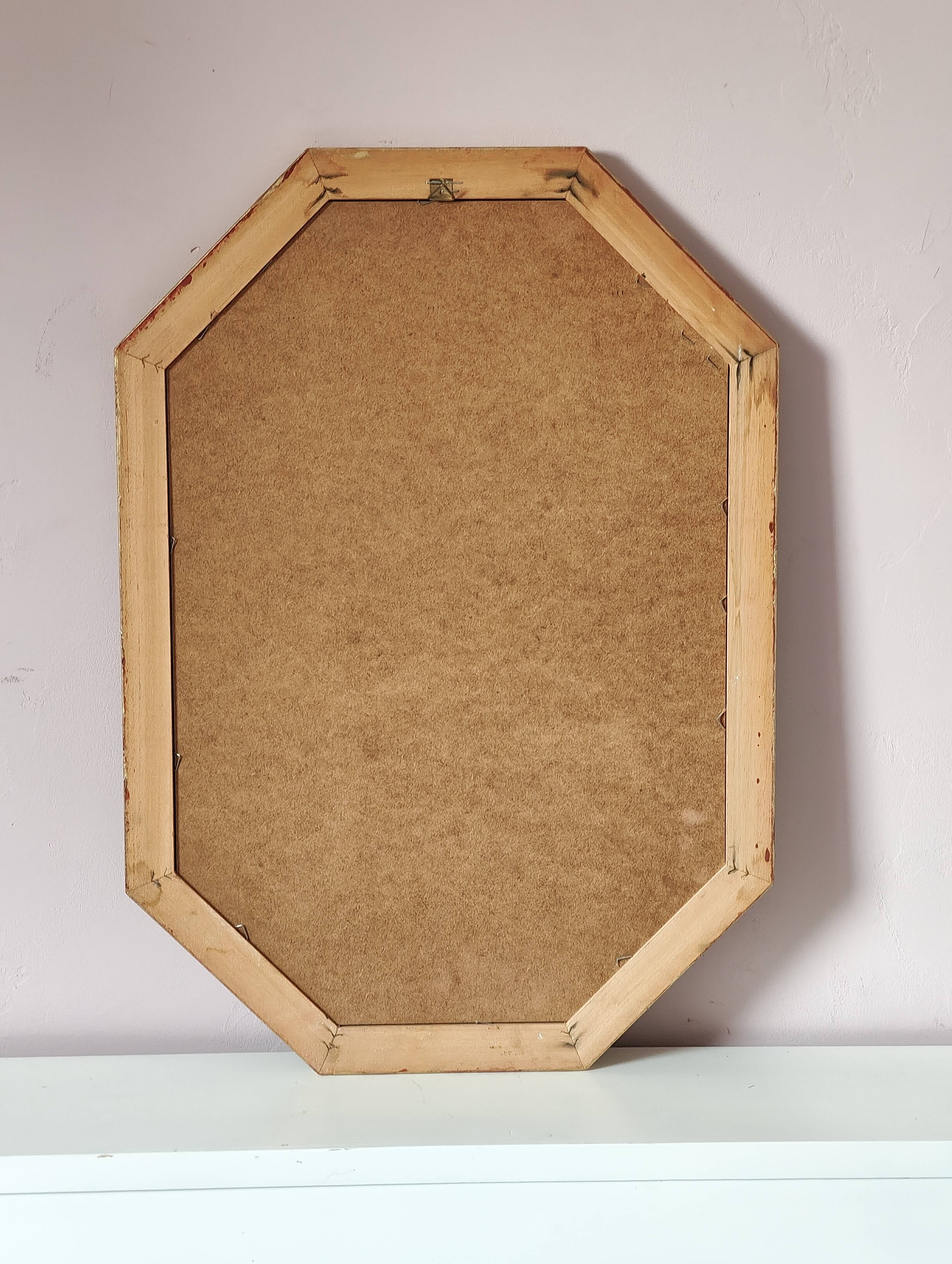 Golden octagonal mirror