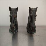Bronze bookends