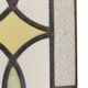 Art Deco Geometric Stained Glass Window 85x24cm
