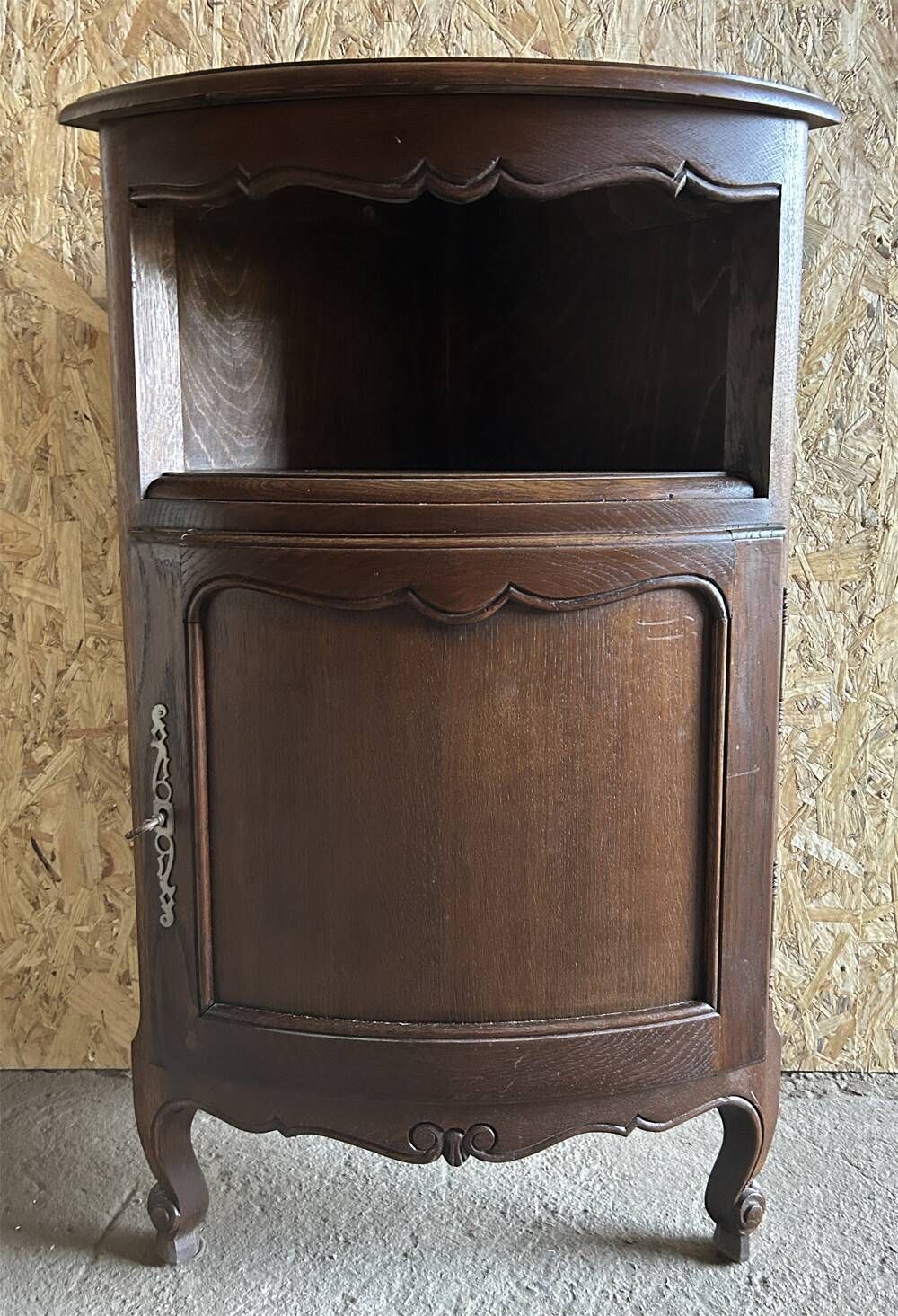 Door corner, Louis XV style cherry, vintage, 60s
