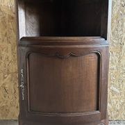 Encoignure à porte, merisier style louis XV, vintage, années 60