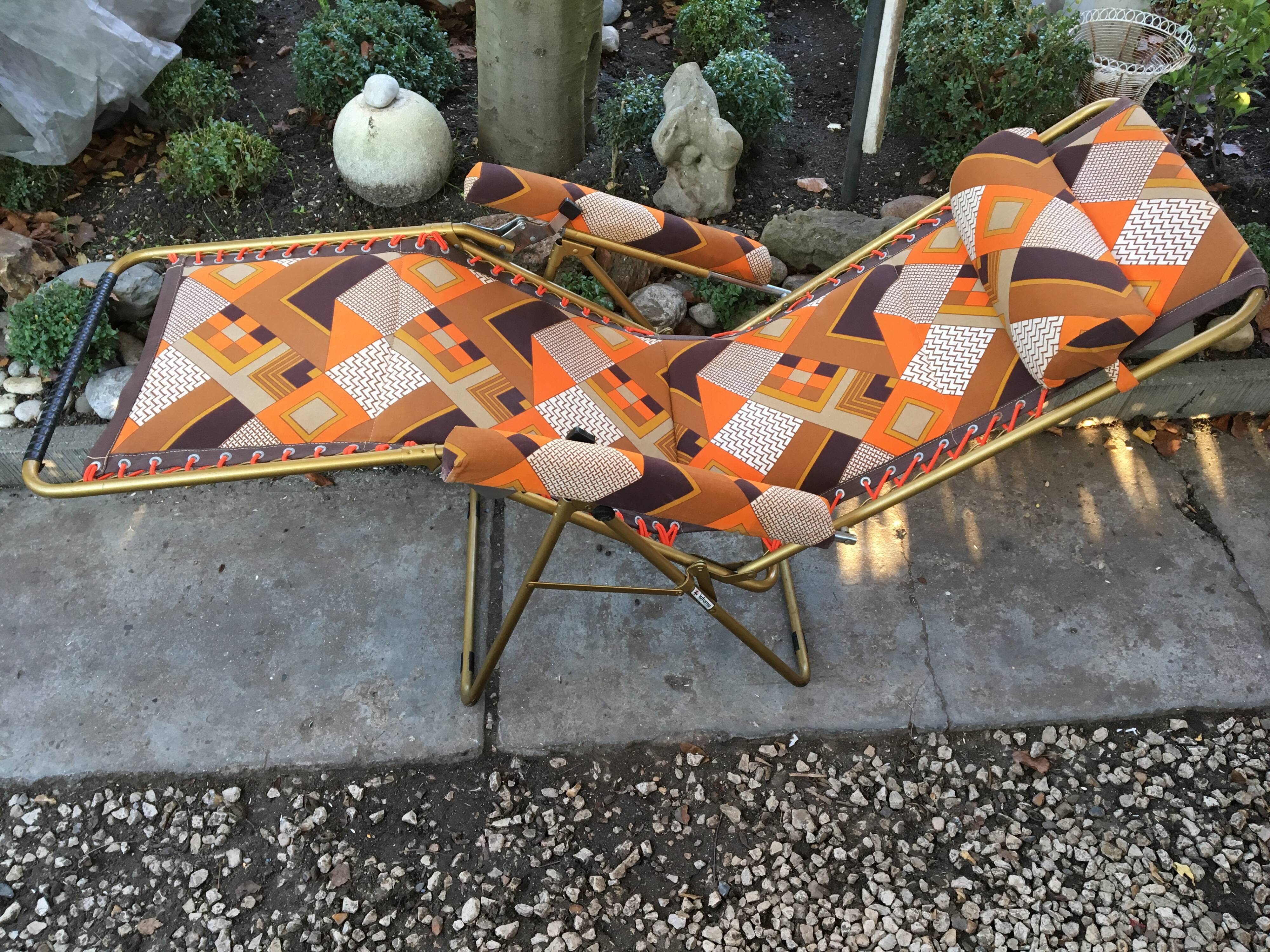 Transat Starlax Lafuma vintage 70s