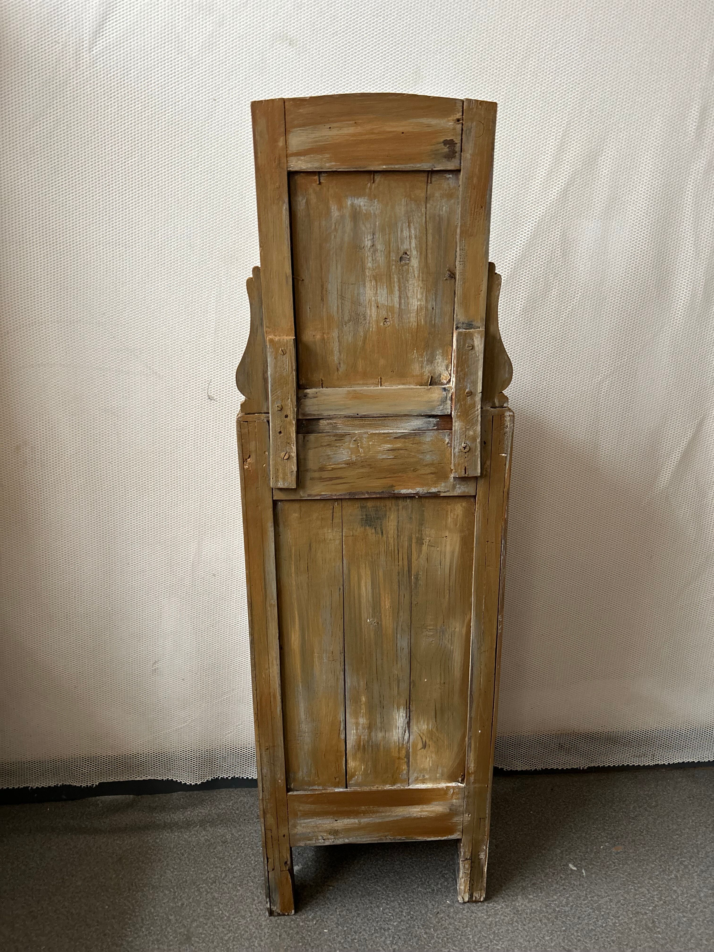 Meuble d'entrée console patinée