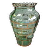 Large vintage glass vase